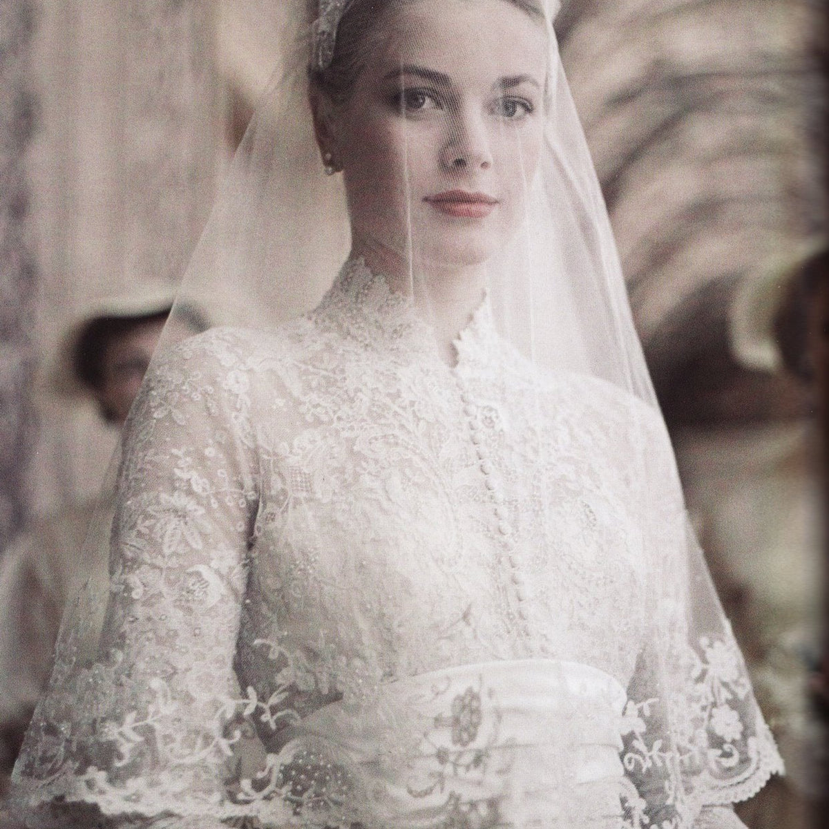 Grace Kelly Inspired Celebrity Wedding Dress Bridal Gown